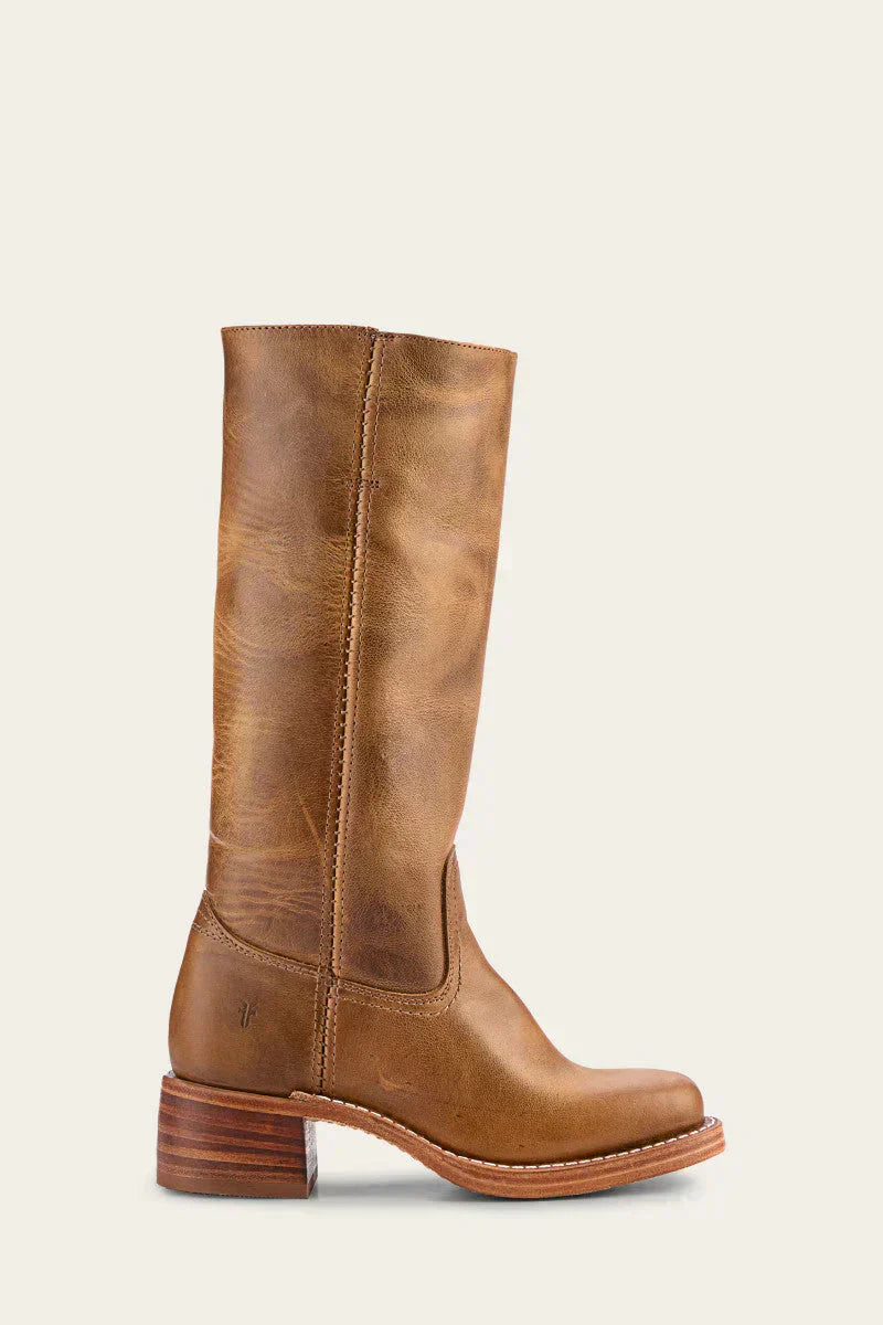 Women Knee-High Boots with Slim Fit and Structured Sole