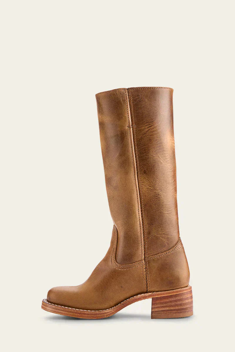 Women Knee-High Boots with Slim Fit and Structured Sole