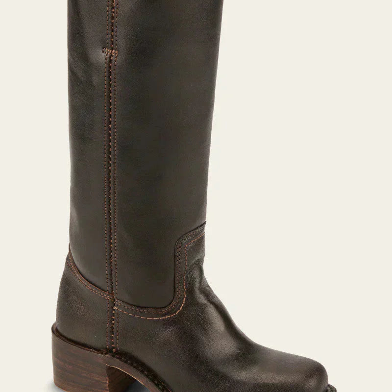 Women Knee-High Boots with Slim Fit and Structured Sole