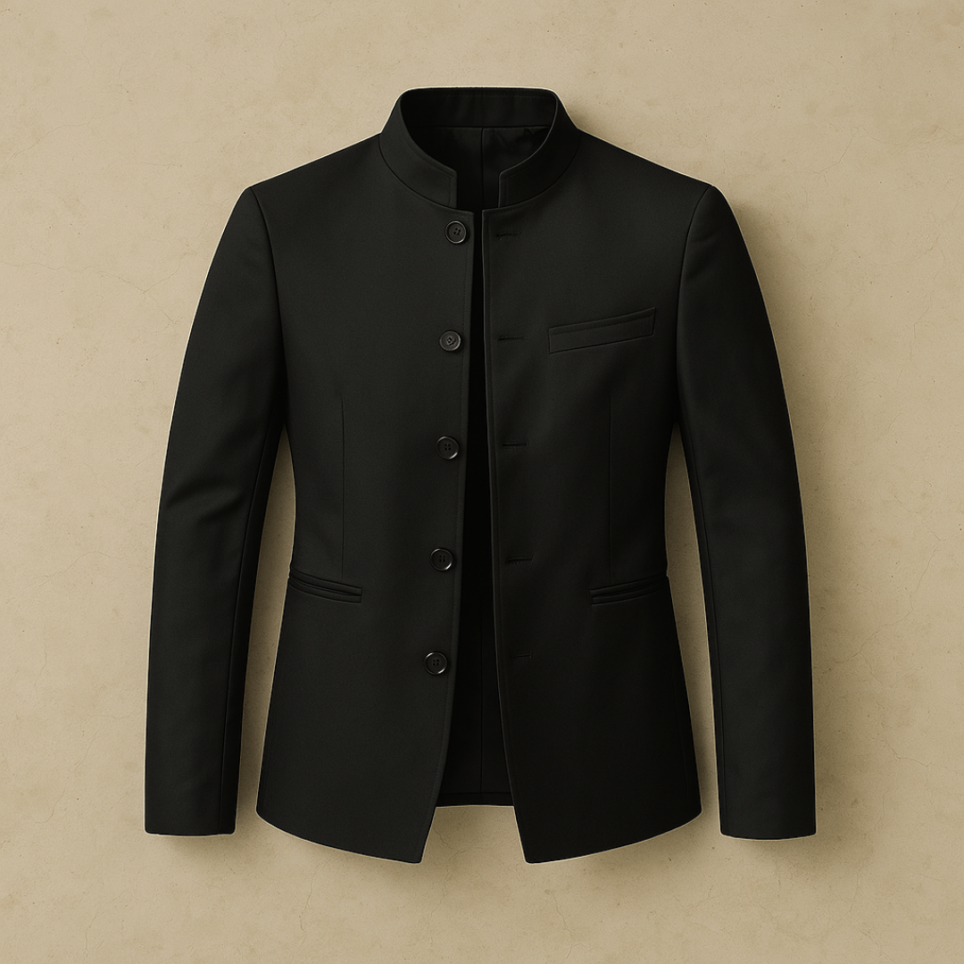Lars – Elegant Raised Collar Blazer - Solorfit