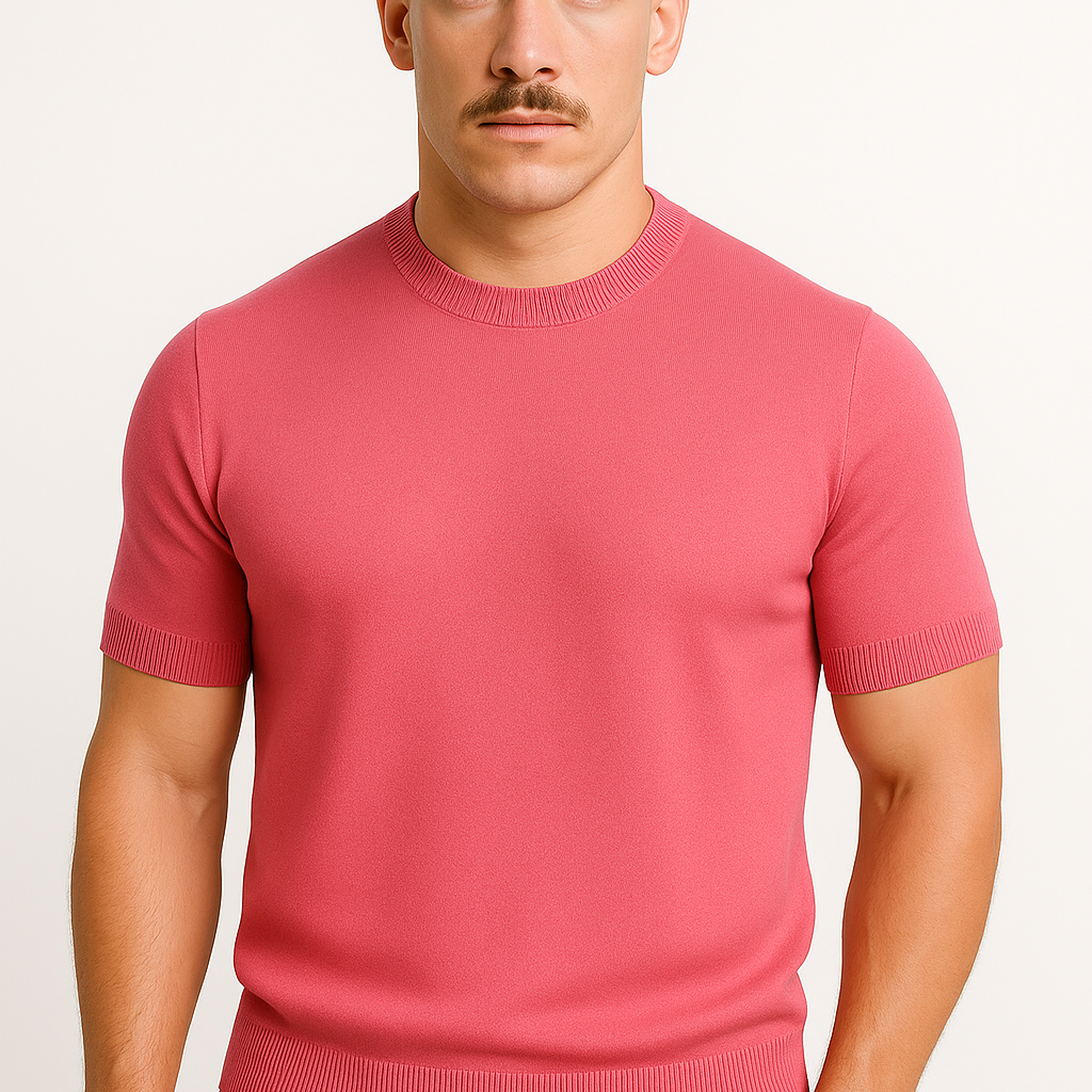 Men’s Cashmere Knit Polo Shirt – Soft Luxury Sweater Top for Smart Casual Wear