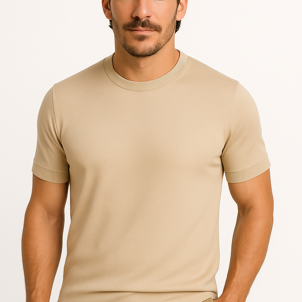 Men’s Cashmere Knit Polo Shirt – Soft Luxury Sweater Top for Smart Casual Wear - Solorfit