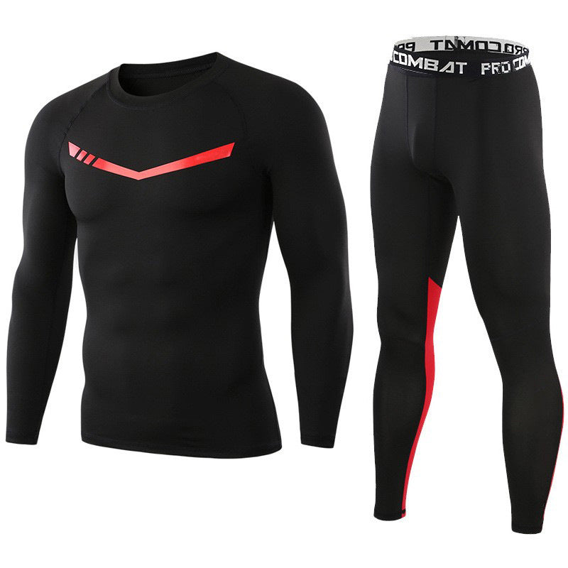 Men's compression gym fitness set