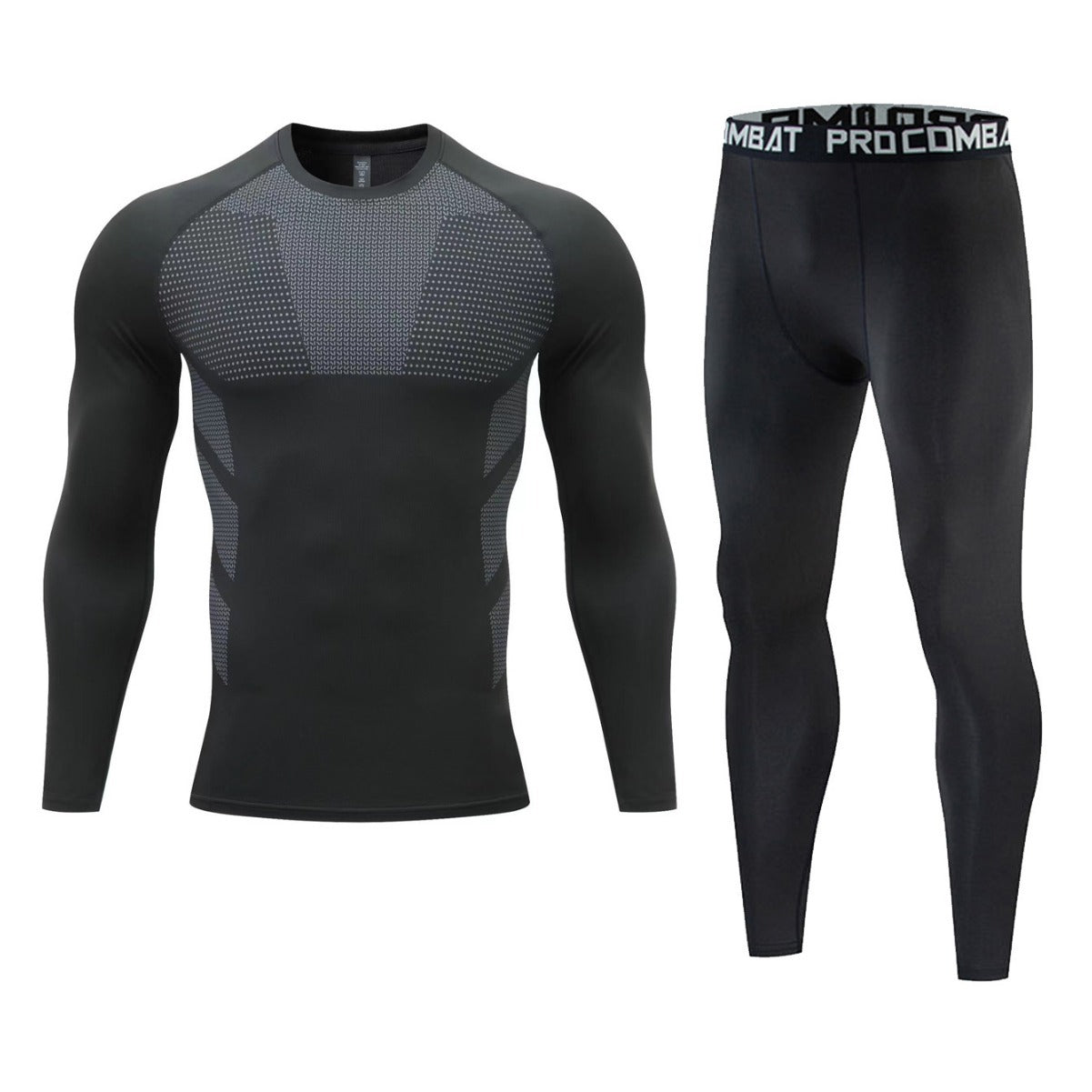 Men's compression gym fitness set