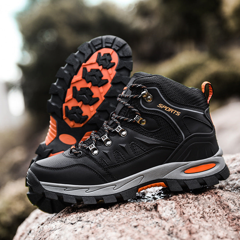Men’s Mid Height Steel Toe Waterproof Work Boots – Durable Safety Footwear