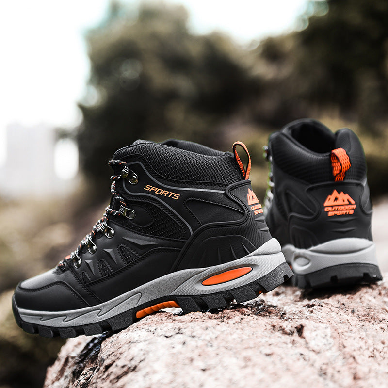 Men’s Mid Height Steel Toe Waterproof Work Boots – Durable Safety Footwear