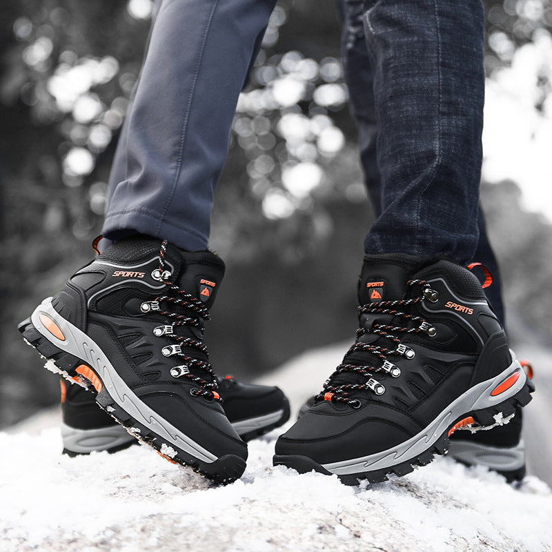 Men’s Mid Height Steel Toe Waterproof Work Boots – Durable Safety Footwear