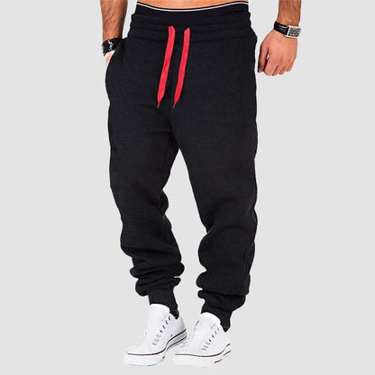 Elastic-cuffed sweatpants for men