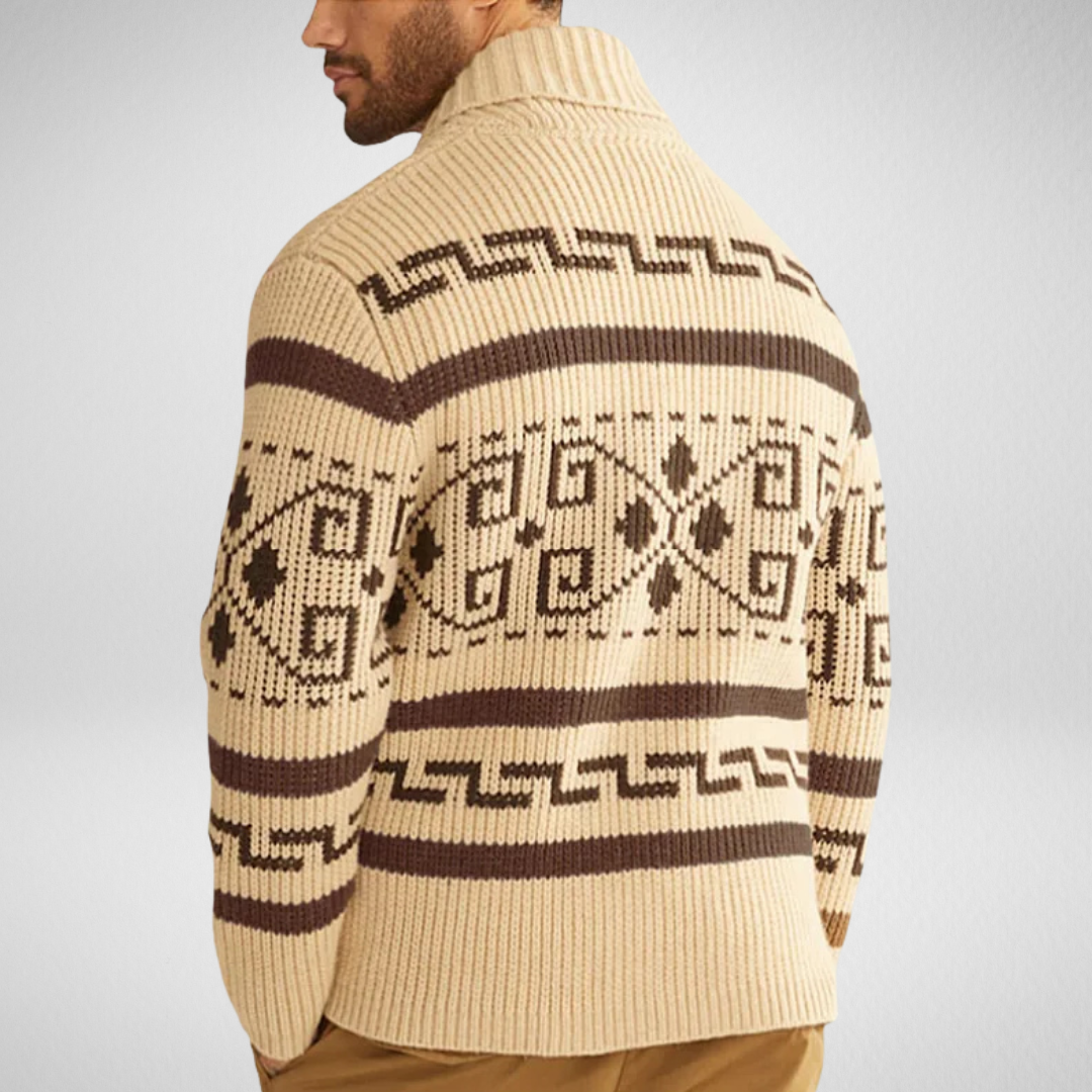 Men’s Knitted Zip Cardigan – Autumn & Winter