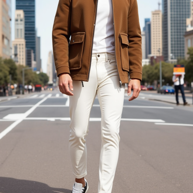 Gianluca – Elegant Wool Winter Coat for Men with Pockets