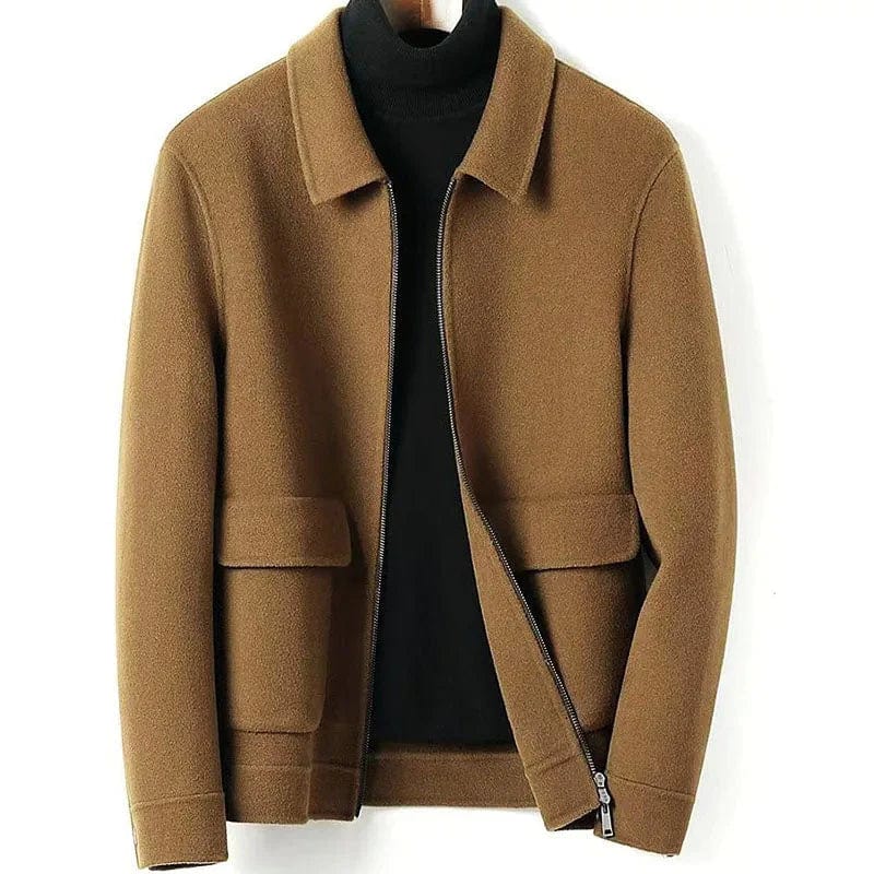 Gianluca – Elegant Wool Winter Coat for Men with Pockets