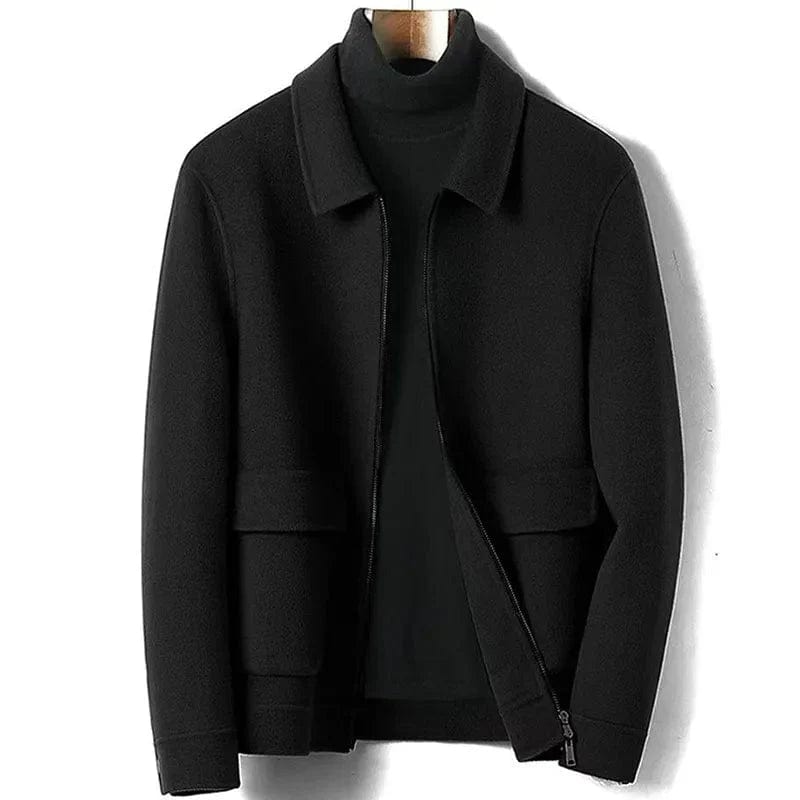 Gianluca – Elegant Wool Winter Coat for Men with Pockets