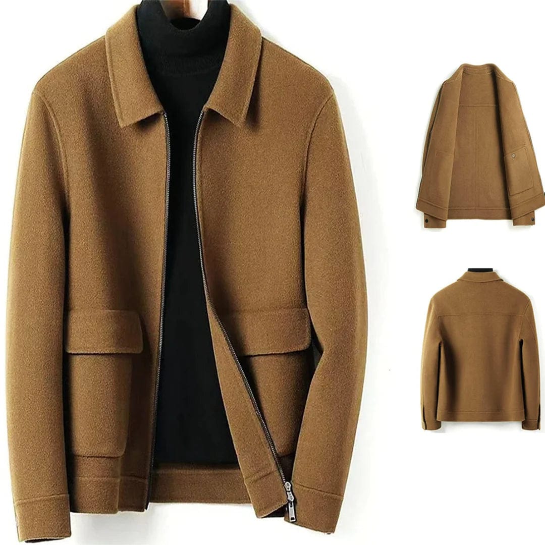 Gianluca – Elegant Wool Winter Coat for Men with Pockets