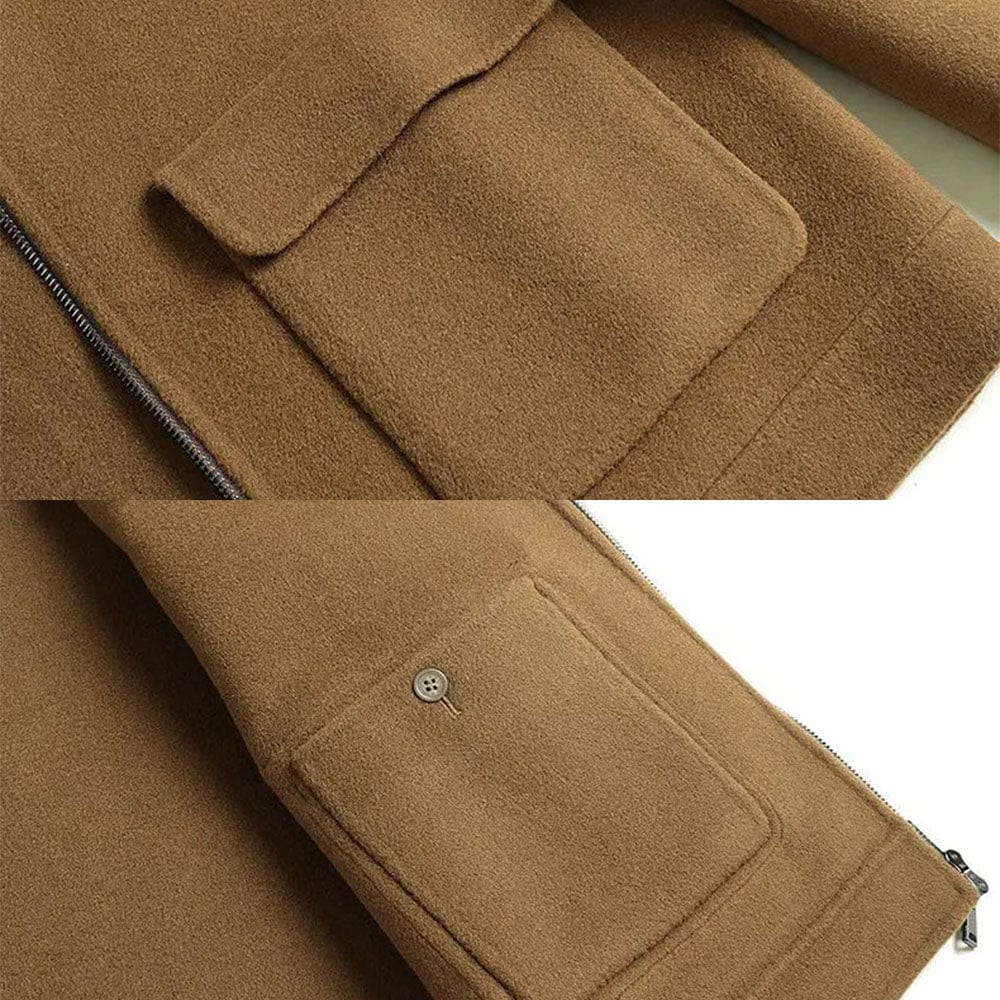 Gianluca – Elegant Wool Winter Coat for Men with Pockets