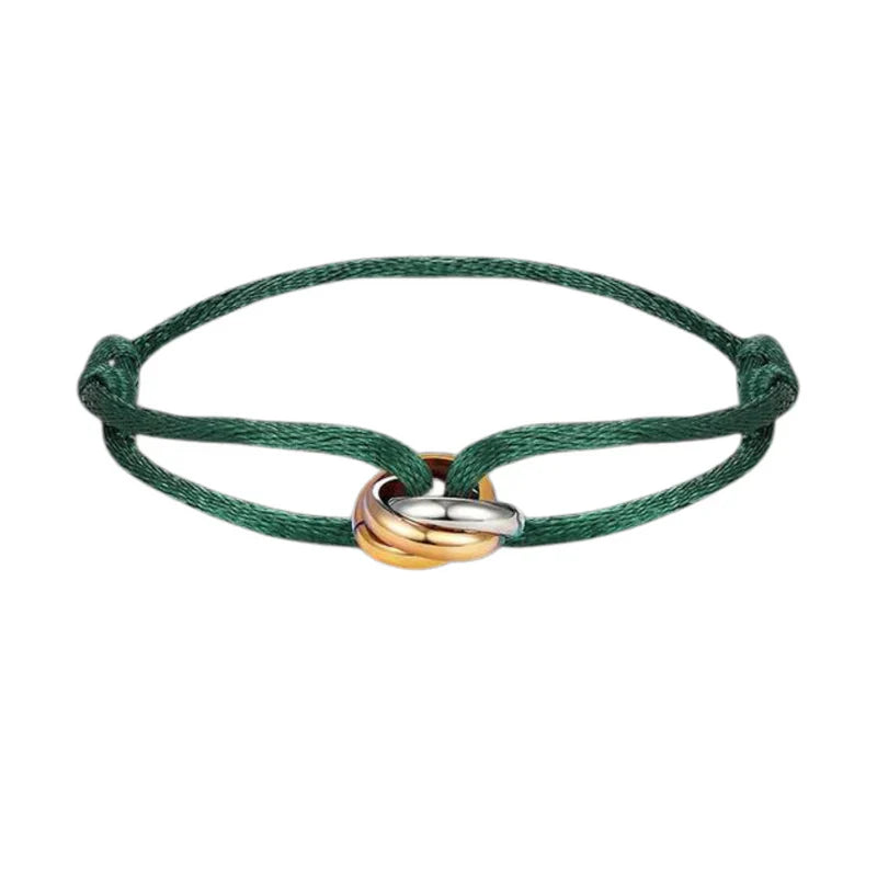 Solorfit - Gold Trinity Cord Bracelet