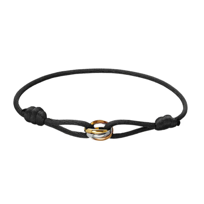 Solorfit - Gold Trinity Cord Bracelet