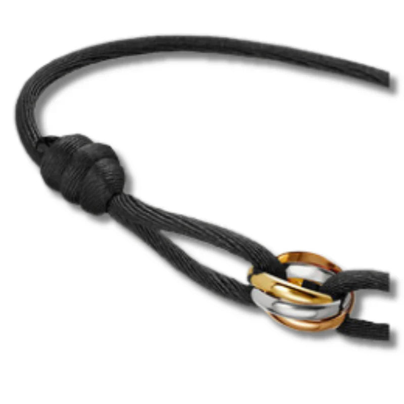 Solorfit - Gold Trinity Cord Bracelet