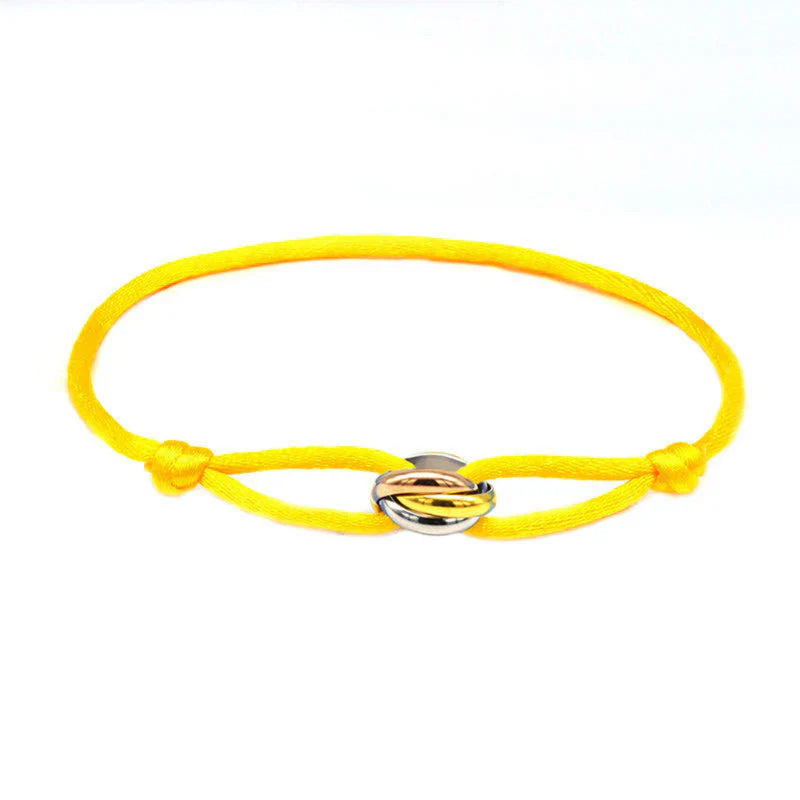 Solorfit - Gold Trinity Cord Bracelet