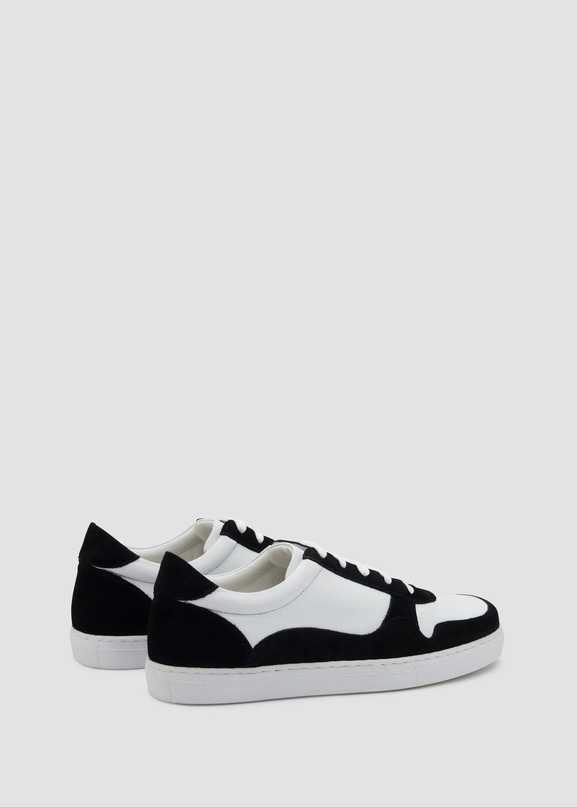 Noir City | Black and White Sneakers – Classic Casual Shoes