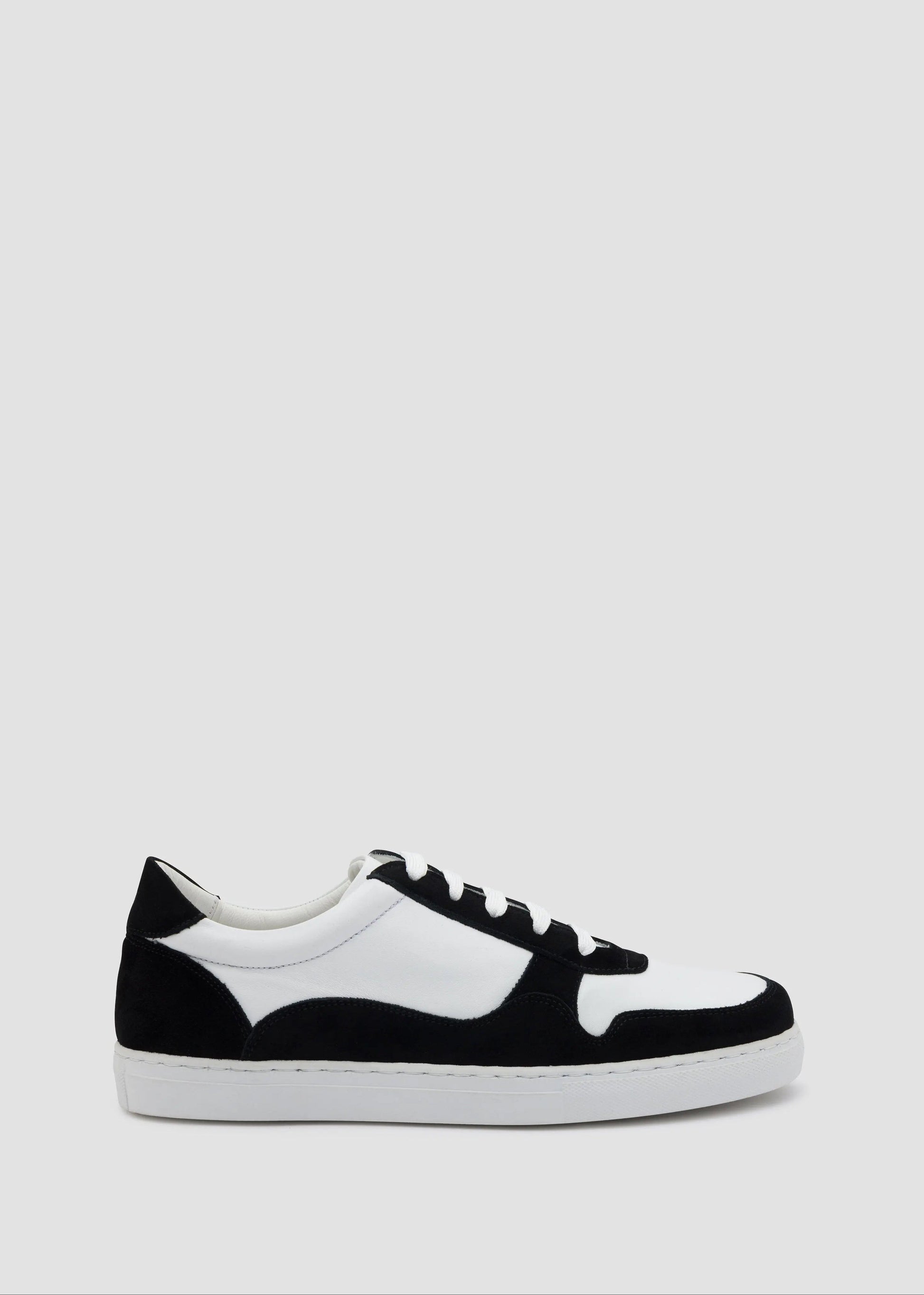 Noir City | Black and White Sneakers – Classic Casual Shoes