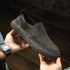 Hide Men Work Cowhide Leather Soft Shoes - Solorfit