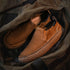 Hide Men Work Cowhide Leather Soft Shoes - Solorfit