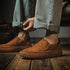 Hide Men Work Cowhide Leather Soft Shoes - Solorfit