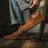 Hide Men Work Cowhide Leather Soft Shoes - Solorfit