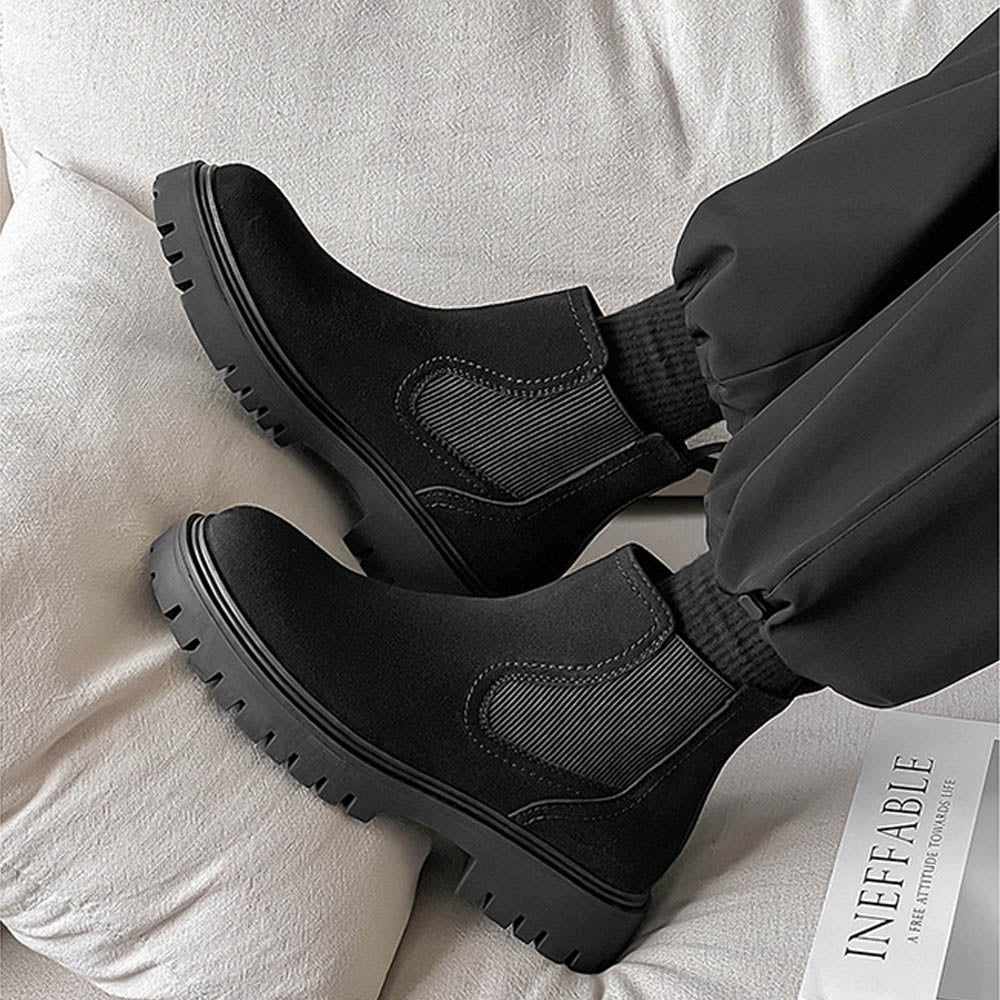 RustHawk Soft Leather Ankle Boots