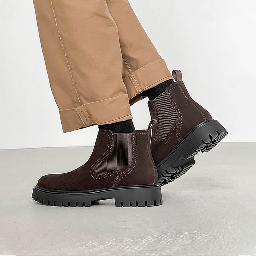 RustHawk Soft Leather Ankle Boots