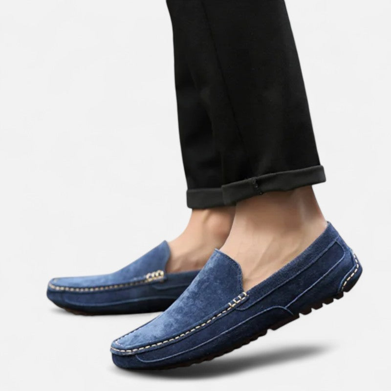 Ariste Men’s Suede Leather Loafers – Luxury Casual Moccasins with Elegant Design