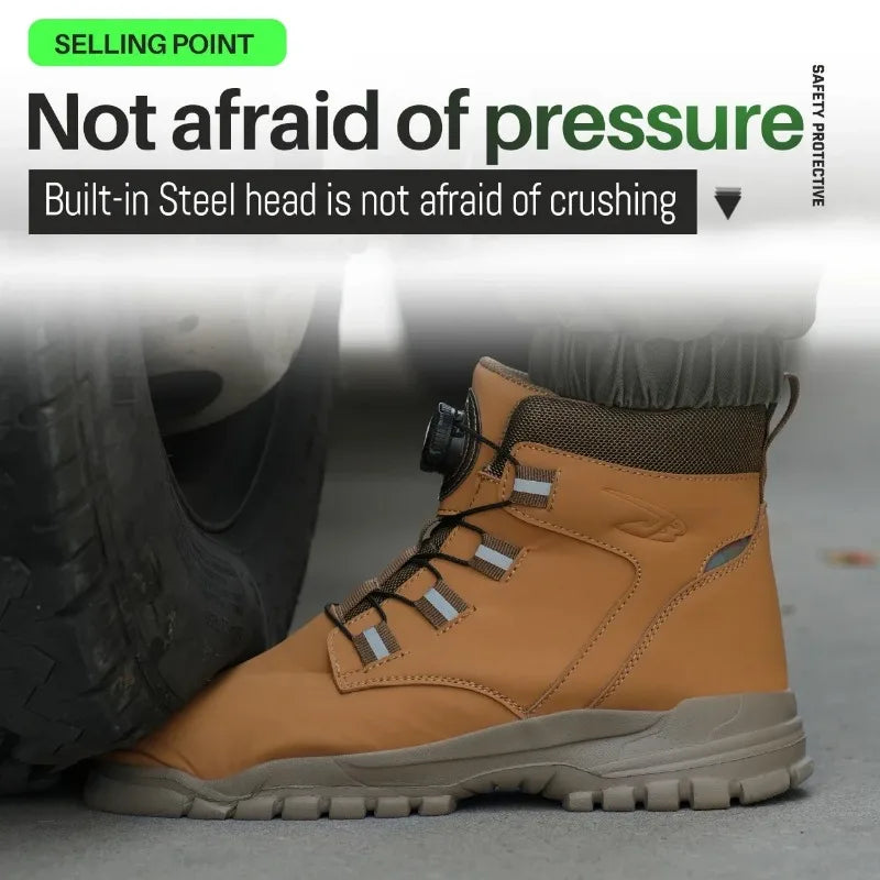 Warrior 2.0 Men’s Safety Shoes – Steel Toe Work Footwear
