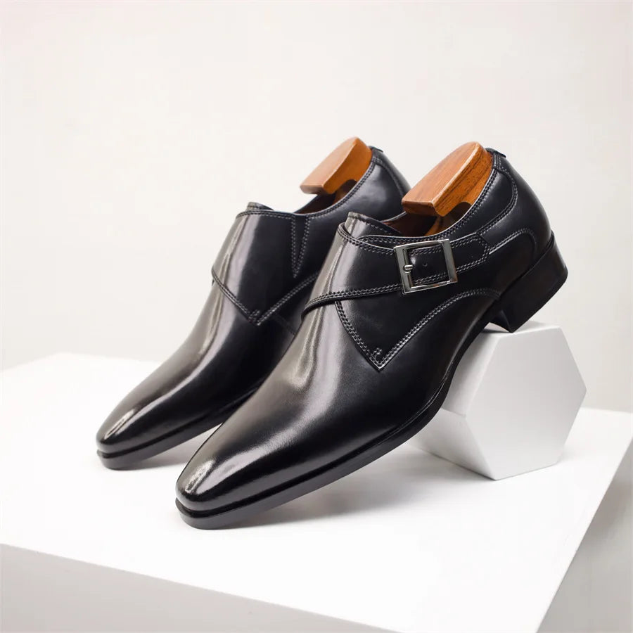 Lorenzo Milan - Handcrafted Italian Elegant Buckle Shoes - Solorfit
