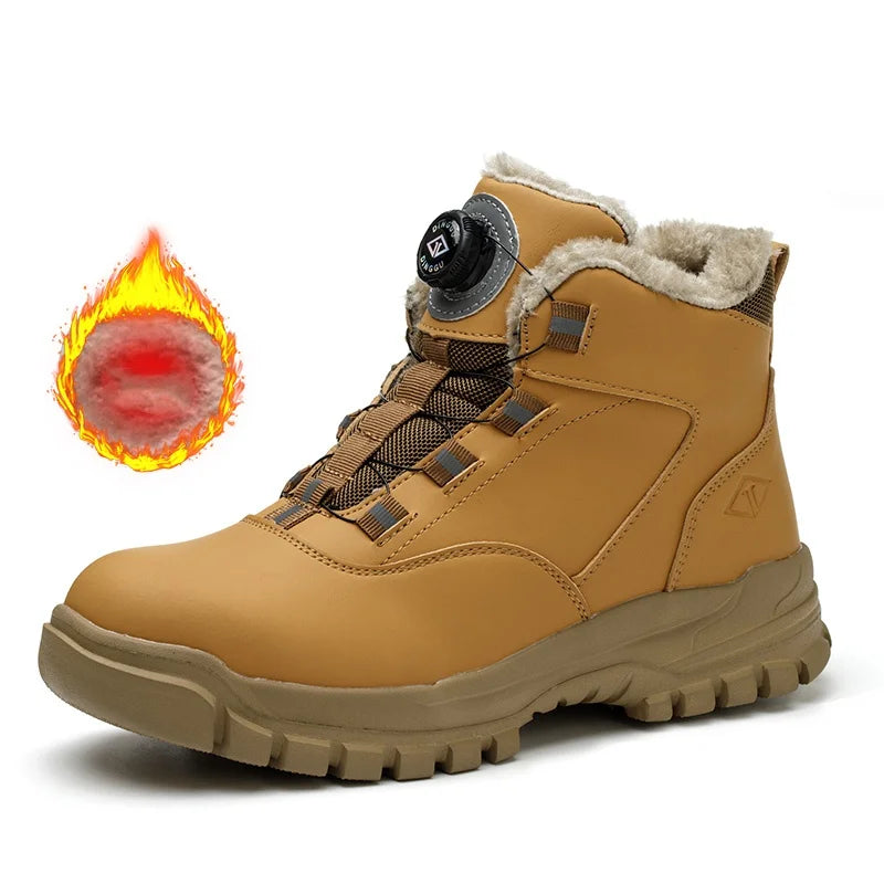 Veiligheidsschoenen voor heren | Anti-smash werkschoenen | Herfst- en winterbescherming | Ernestoz - Solorfit