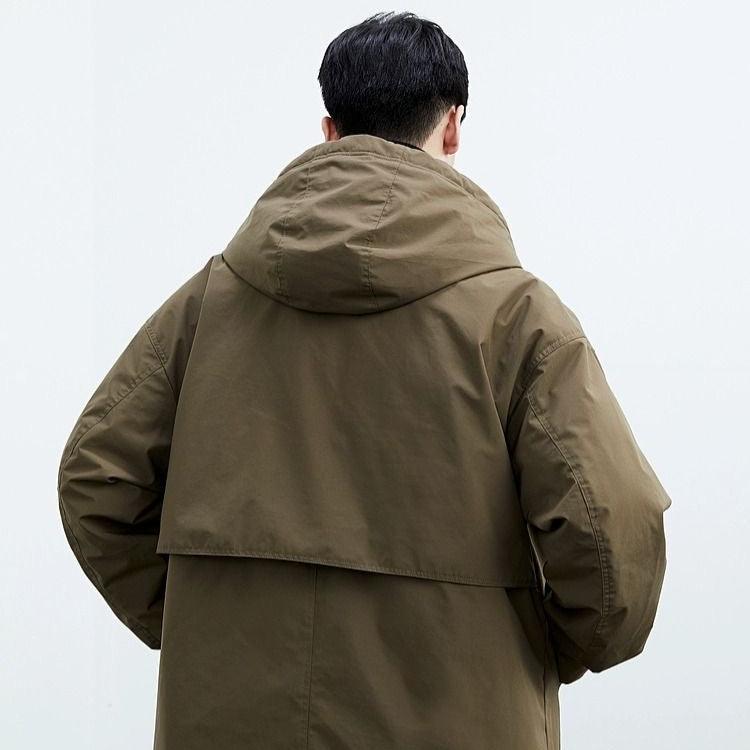 Kensington | Men’s Classic Overcoat – Long Wool Blend Coat for Formal and Casual Wear