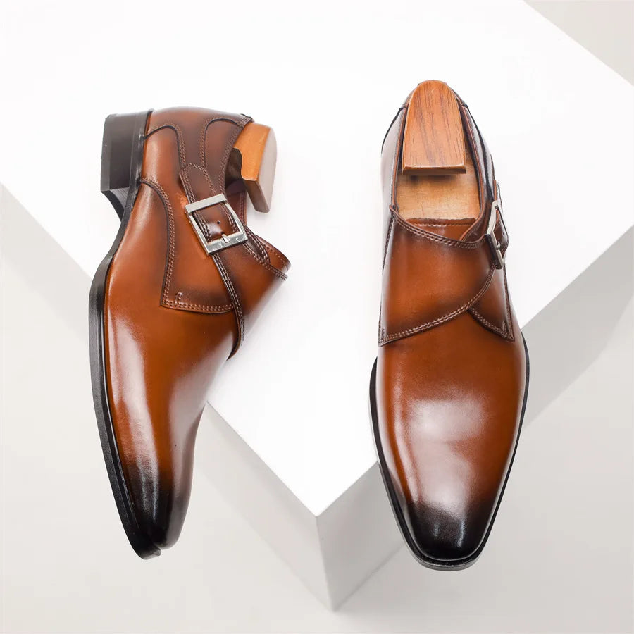 Lorenzo Milan - Handcrafted Italian Elegant Buckle Shoes - Solorfit