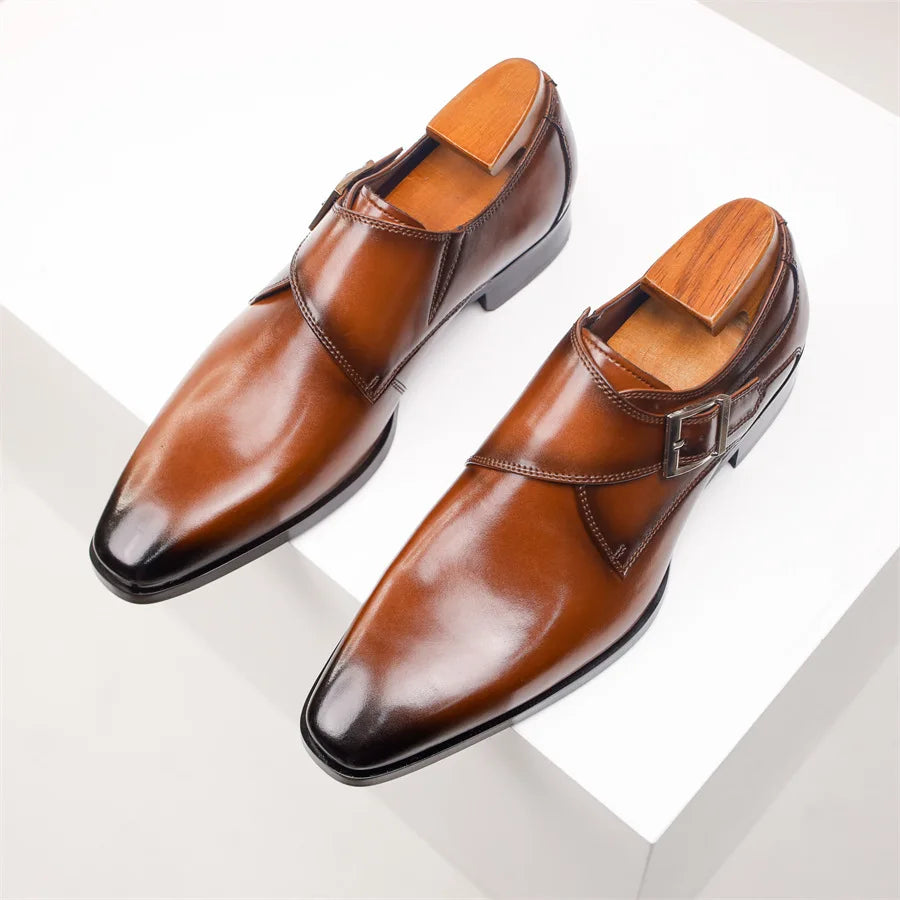 Lorenzo Milan - Handcrafted Italian Elegant Buckle Shoes - Solorfit