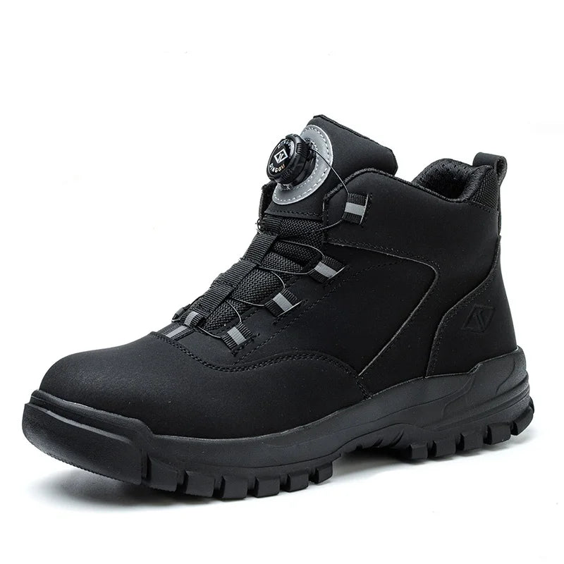 Veiligheidsschoenen voor heren | Anti-smash werkschoenen | Herfst- en winterbescherming | Ernestoz - Solorfit