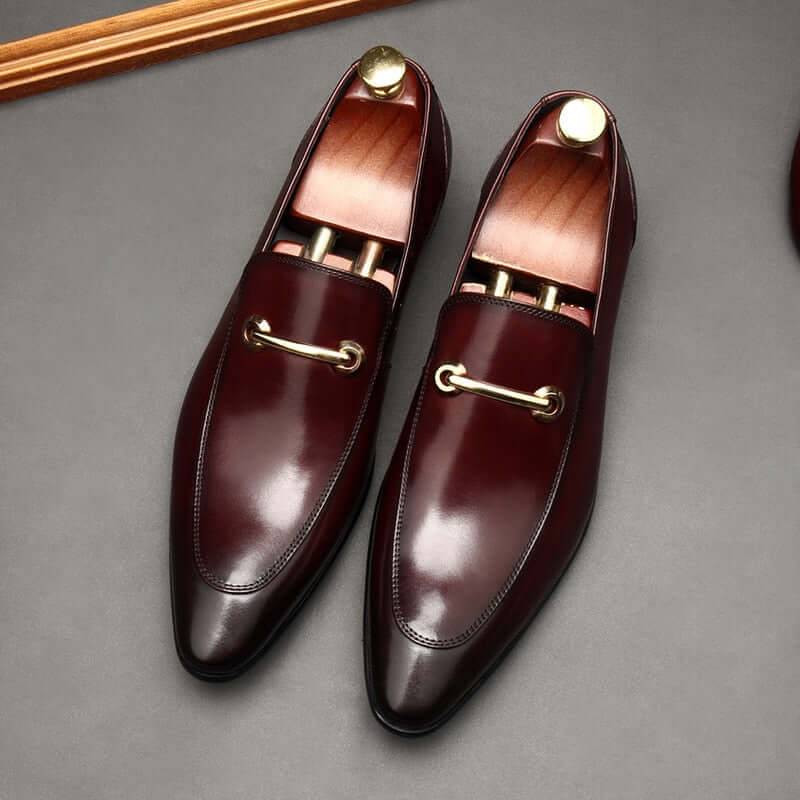 Lusso Elegance - Italian Style Genuine Leather Loafers for Men