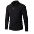 Men’s Half-Zip Sweater – Classic Knitted Pullover with Zipper Collar - Solorfit