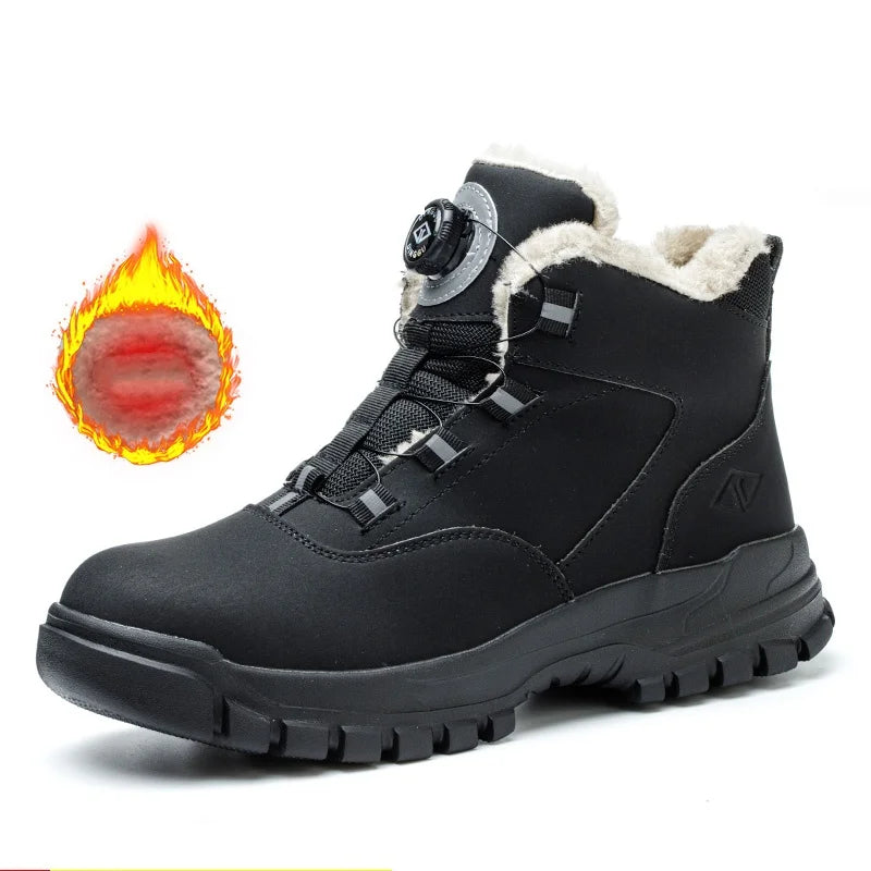 Veiligheidsschoenen voor heren | Anti-smash werkschoenen | Herfst- en winterbescherming | Ernestoz - Solorfit