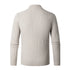 Men’s Half-Zip Sweater – Classic Knitted Pullover with Zipper Collar - Solorfit
