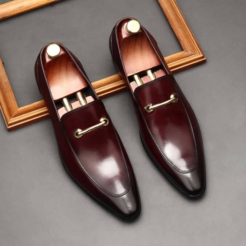Lusso Elegance - Italian Style Genuine Leather Loafers for Men