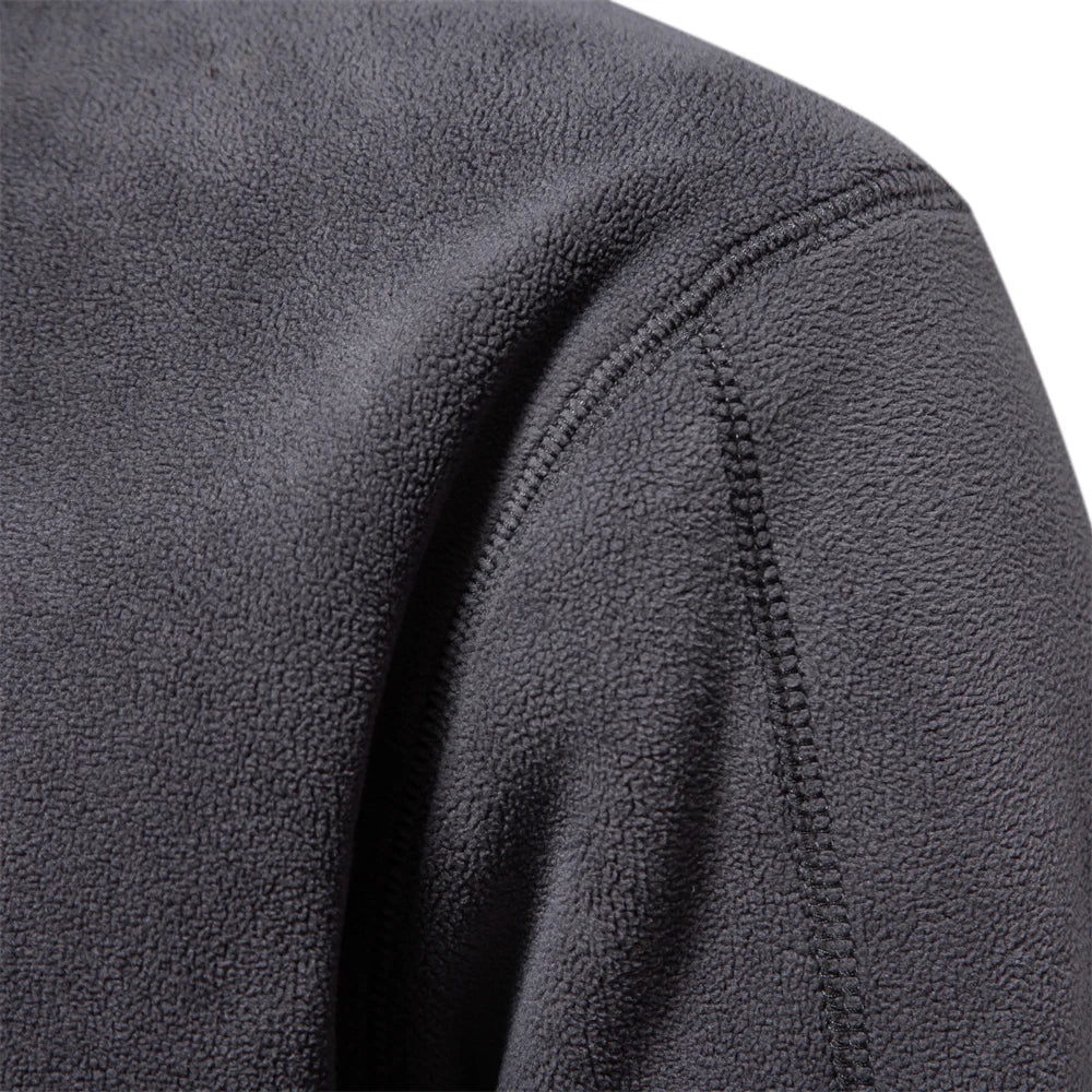 Retro Half-zip Stand Collar Sweatshirt Sweater