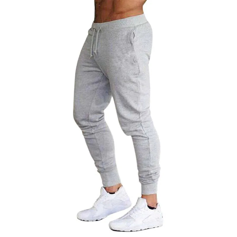 Men's comfortable athletic joggers with drawstring waist