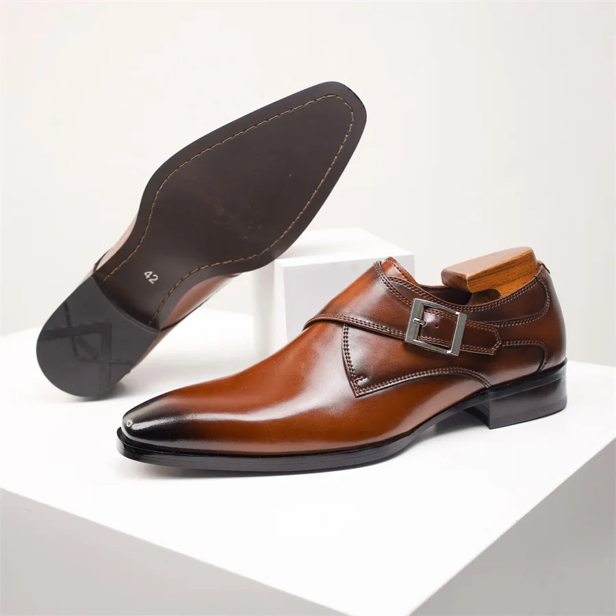 Lorenzo Milan - Handcrafted Italian Elegant Buckle Shoes - Solorfit