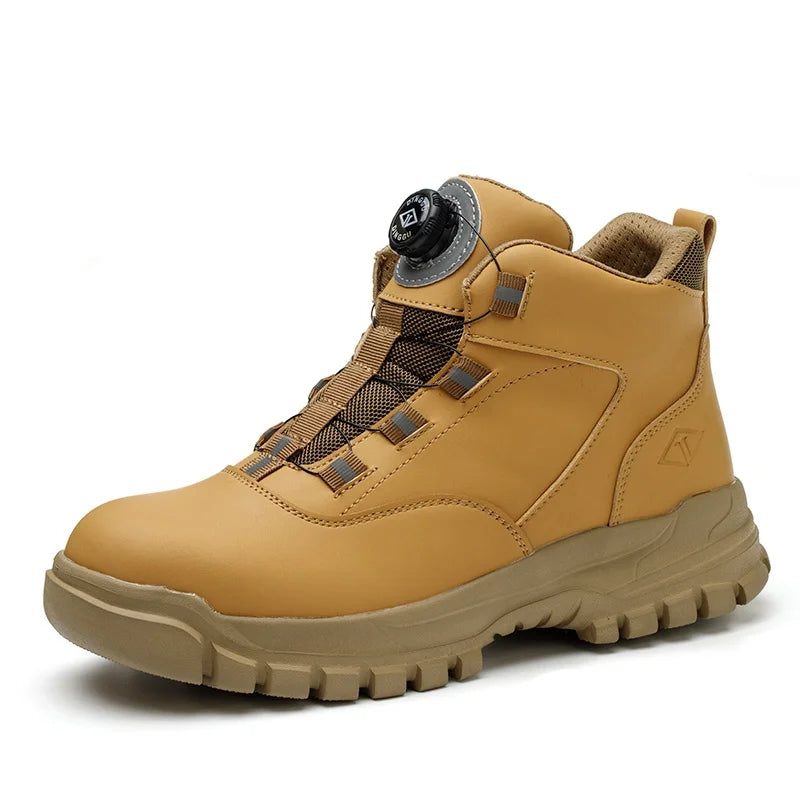 Veiligheidsschoenen voor heren | Anti-smash werkschoenen | Herfst- en winterbescherming | Ernestoz - Solorfit