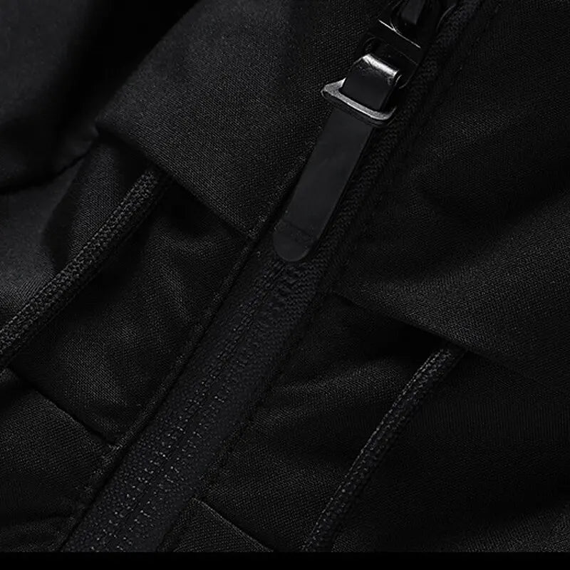Men’s Hooded Puffer Jacket – Warm Winter Quilted Coat with Insulated Padding