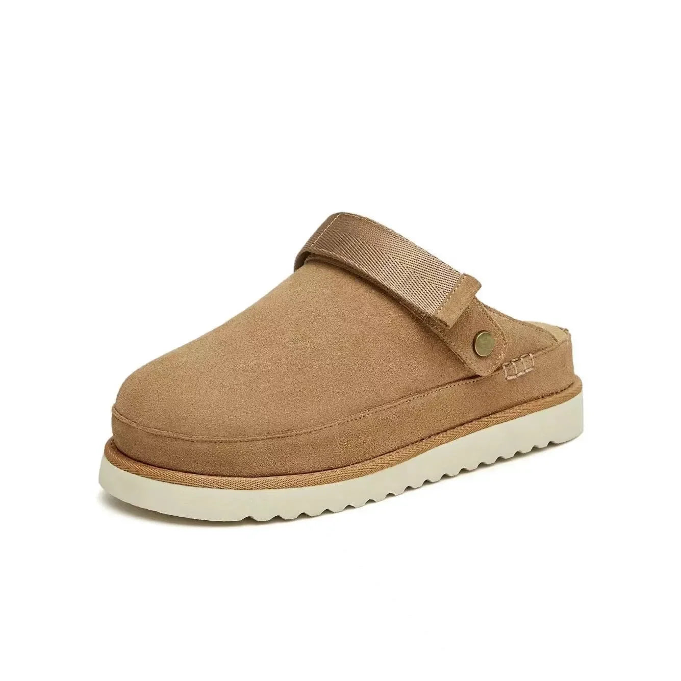 Women's Suede Slip-On Clogs - Elegance, All-Day Ease