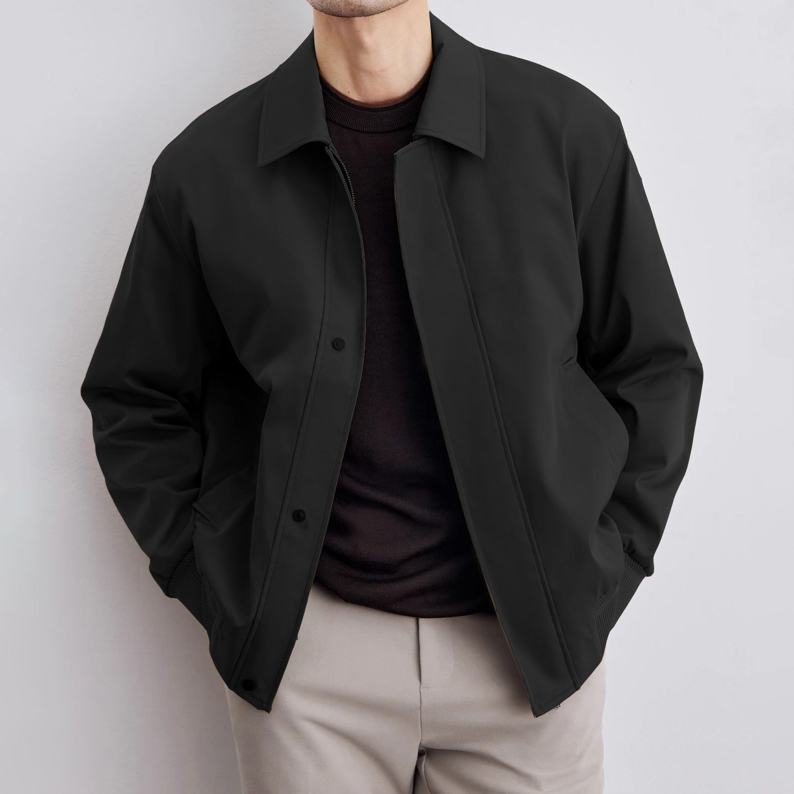 Ridgeport | Men’s Casual Jacket – Lightweight Zip-Up Outerwear for Everyday Wear
